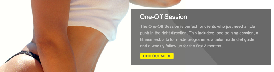 One off personal training session